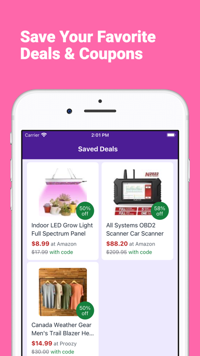 DealCatcher: Coupons & Deals Screenshot