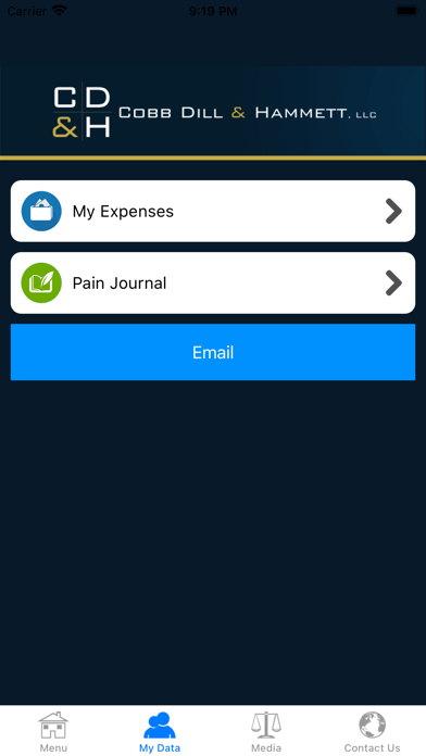 Cobb, Dill & Hammett Law App Screenshot