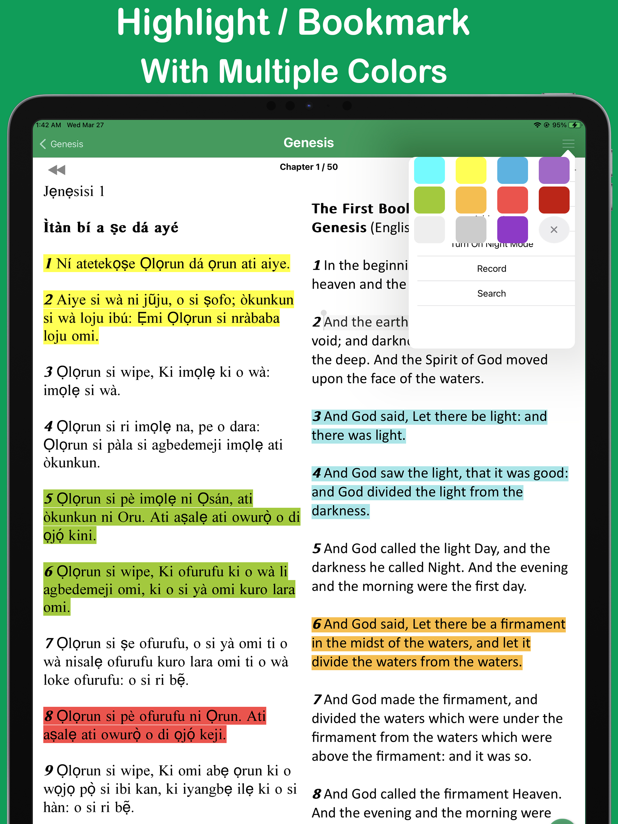 Yoruba Igbo & English Bible