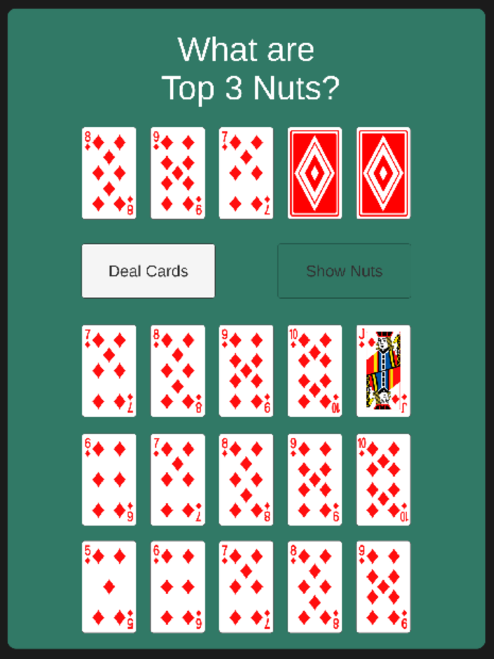 Top Nuts Trainer Texas HoldEm