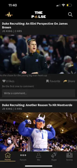 Game screenshot The Pulse: NCAA Sports News apk