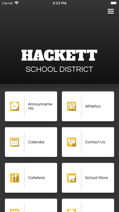 Hackett School District Screenshot