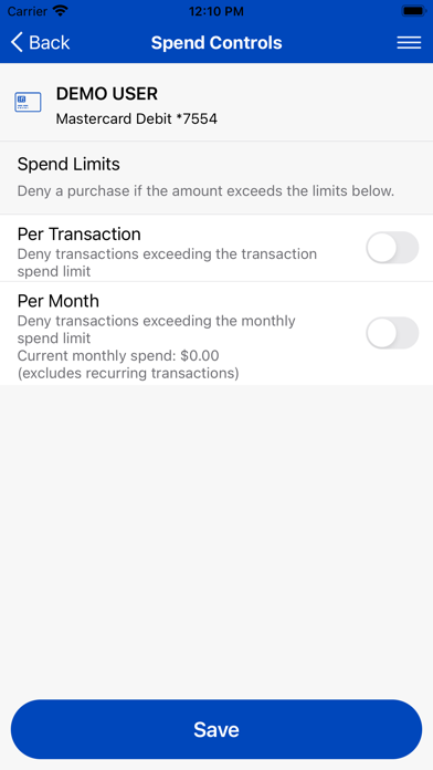 SCU CardManager Screenshot