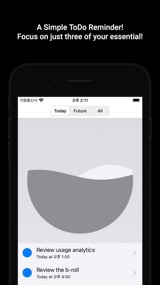 #1. Just Three - To Do (iOS) 由: Sanghun Park