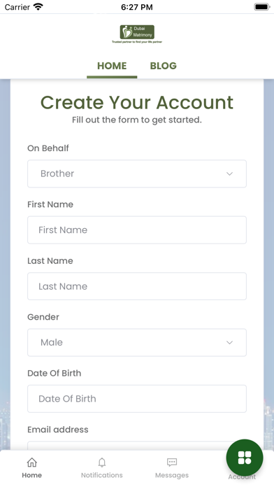Dubai Wedding App Screenshot