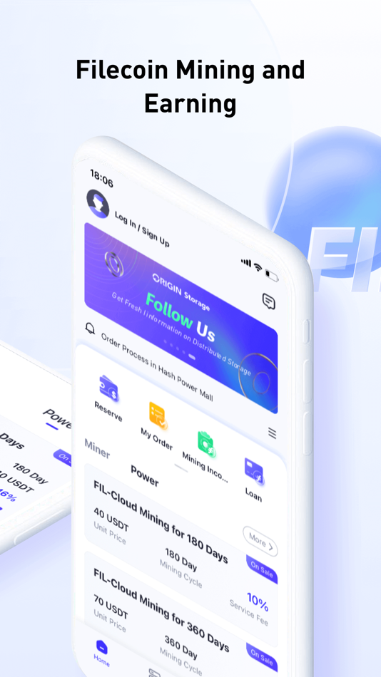 #2. ORIGIN Storage-Filecoin Mining (iOS) Podle: ORIGIN STORAGE PTE. LTD.