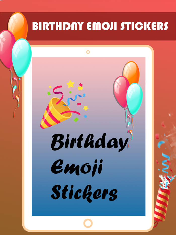 Birthday Emojis Stickers