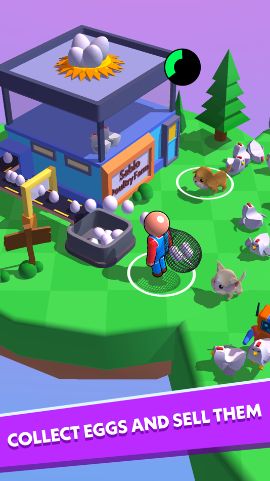 #3. Catch The Hen 3D (iOS) 由: Sablo Studio