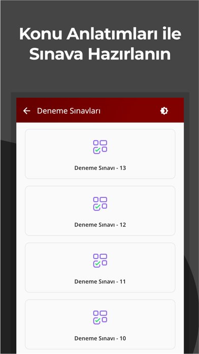 Uzman Öğretmenlik Sınavı Pro Screenshot