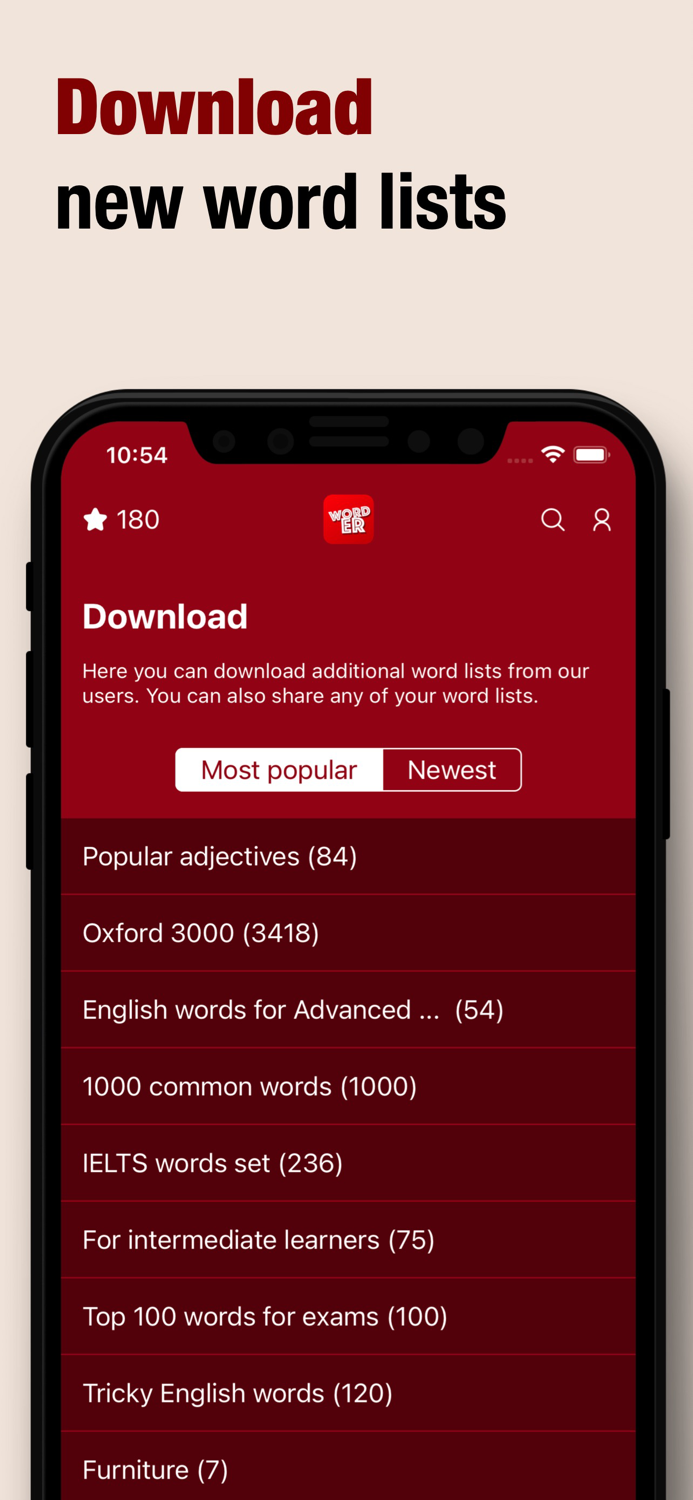 Vocabulary Builder by Worder