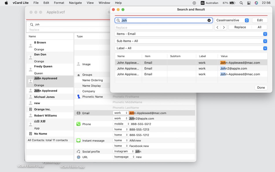 #2. vCard Lite (macOS) 게시자: Goldbug Software