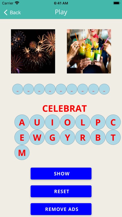 2 Pics 1 Association Word Game