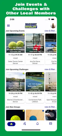 Game screenshot Racquet Rivalry: Tennis & More apk