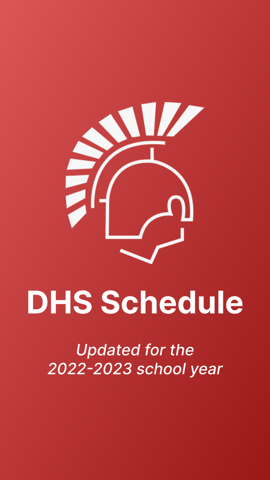 #1. DHS Schedule App (iOS) 来自: Cole Gawin