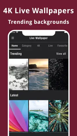 Game screenshot HD 4K Live Wallpapers apk
