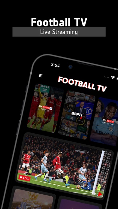 Football TV Live Streams Screenshot