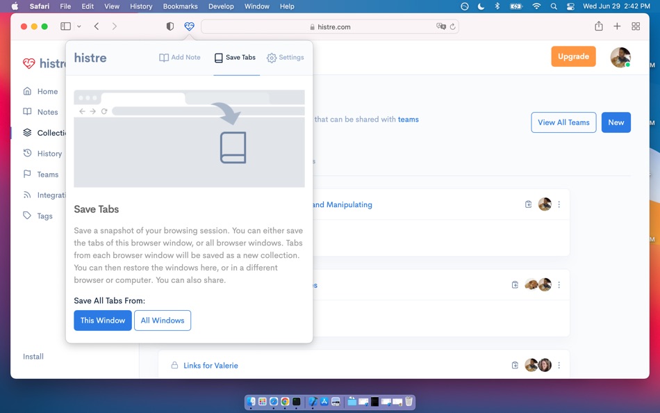 #2. Histre Browser Extension (macOS) 由: Insstant LLC