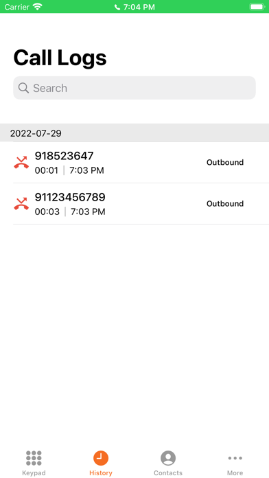 Tata Tele - Smartflo Softphone Screenshot