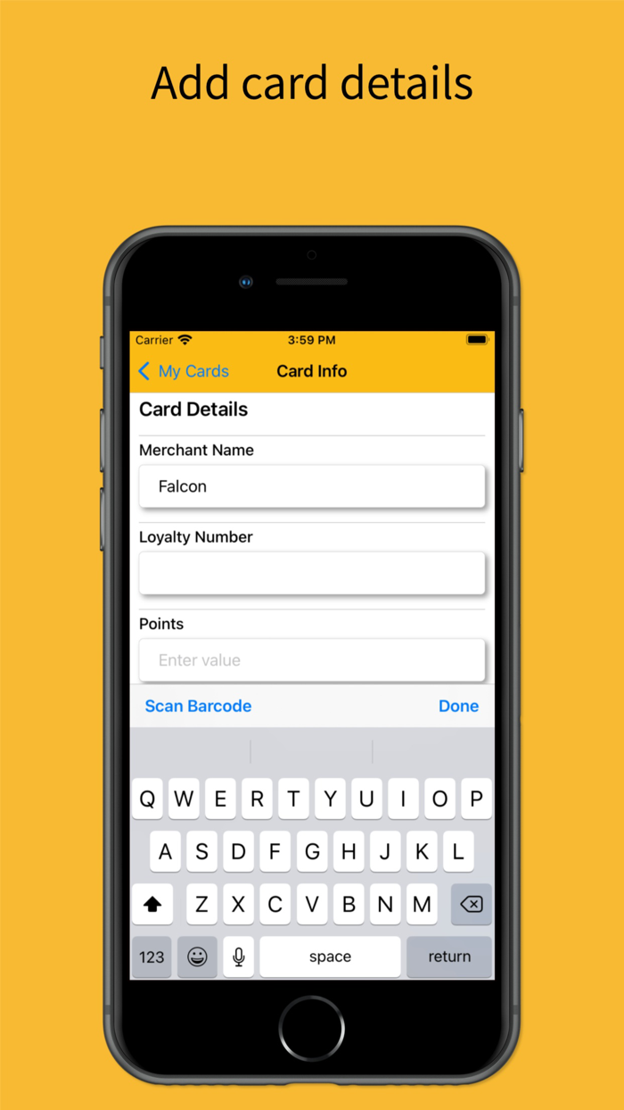 Simple Loyalty Card Wallet