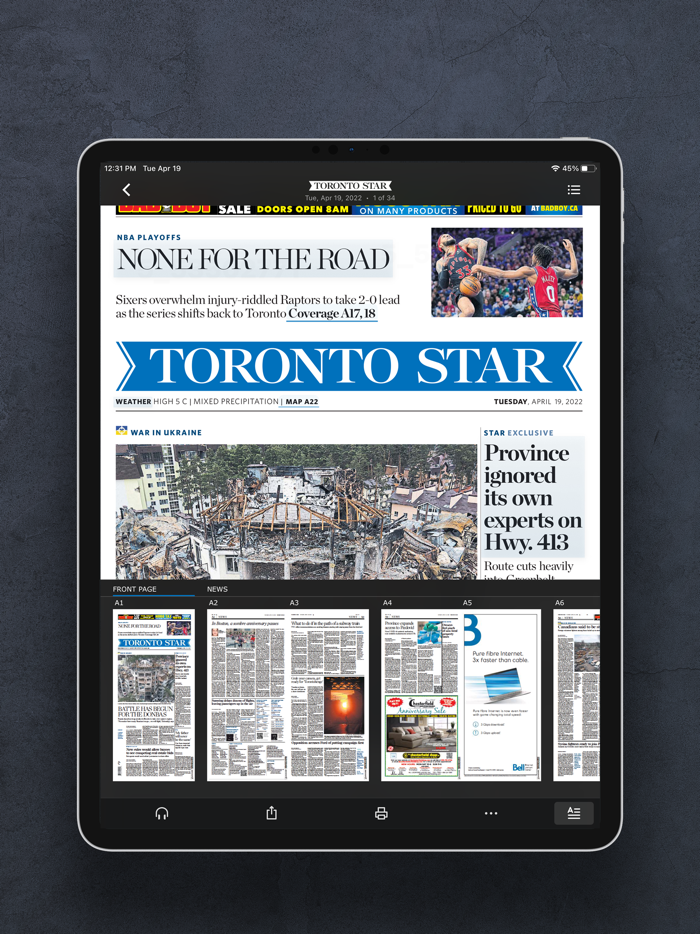 Toronto Star ePaper Edition