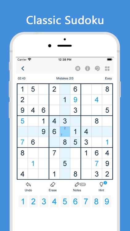 Sudoku - classic sudoku