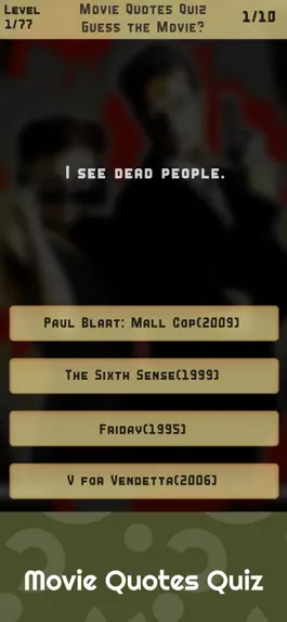 Game screenshot Movie Quotes Trivia Quiz mod apk