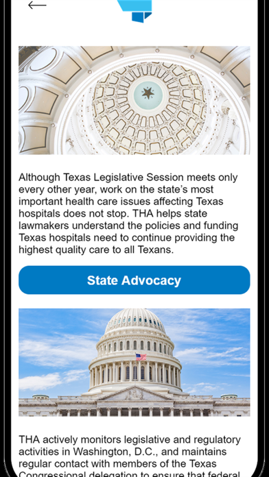 THA Advocacy App Screenshot