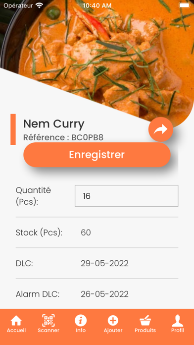 QRcodestockdate Screenshot