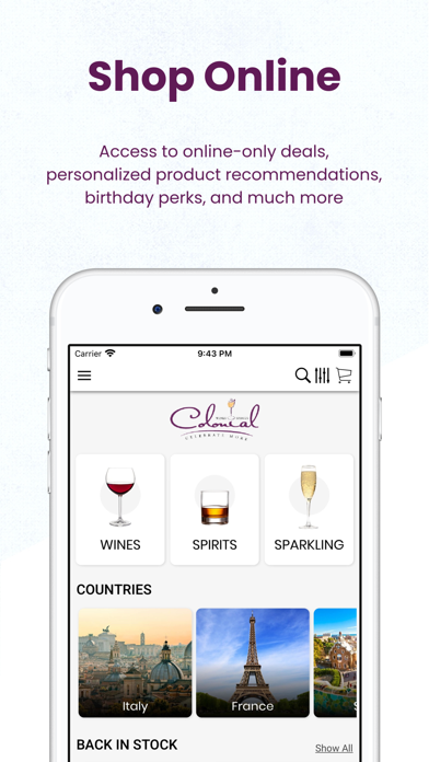 Colonial Wines & Spirits AR Screenshot