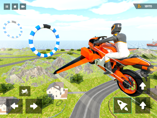 Flying Motorbike: Bike Game screenshot 3