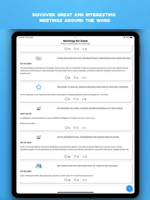 Screenshot #5 pour MeetHub : Rejoins des réunions