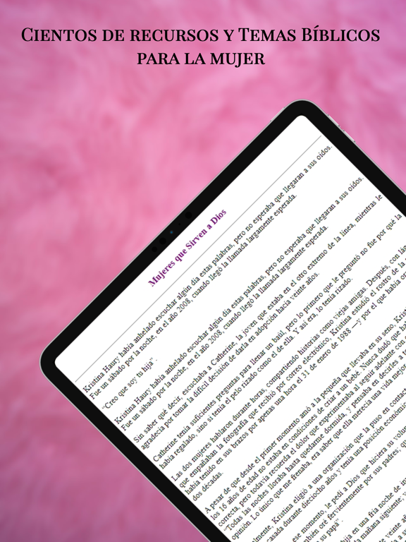 Estudios Bíblicos para Mujeres iPad screenshot 9 - Book app