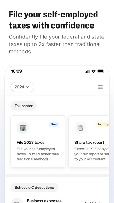 Benji: Self-Employed Taxes Screenshot
