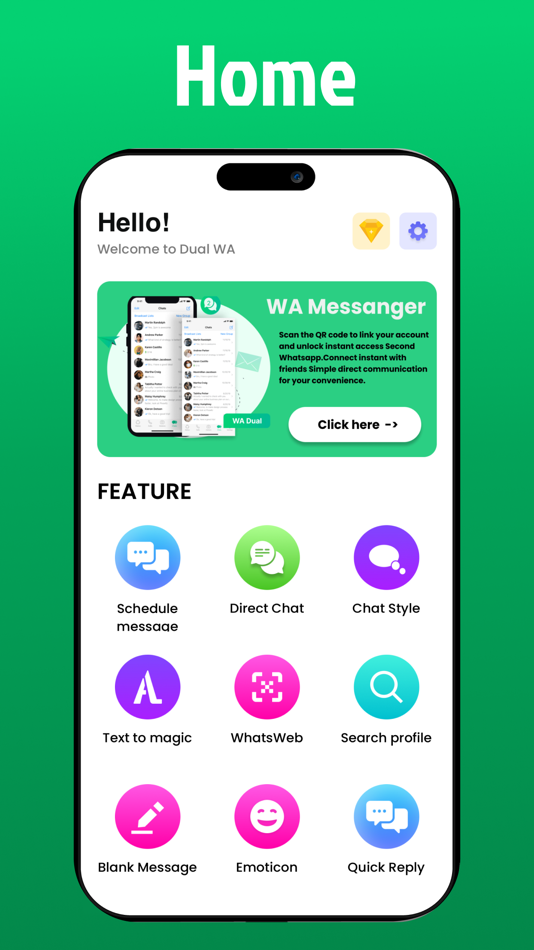 #1. Messanger Duo For WA Chat 2025 (iOS) 由: Thummar Dhurv