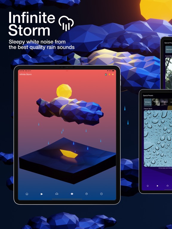 Screenshot #4 pour Infinite Storm: Rain Sounds