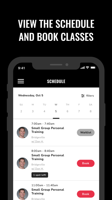 PUSH Fitness Screenshot