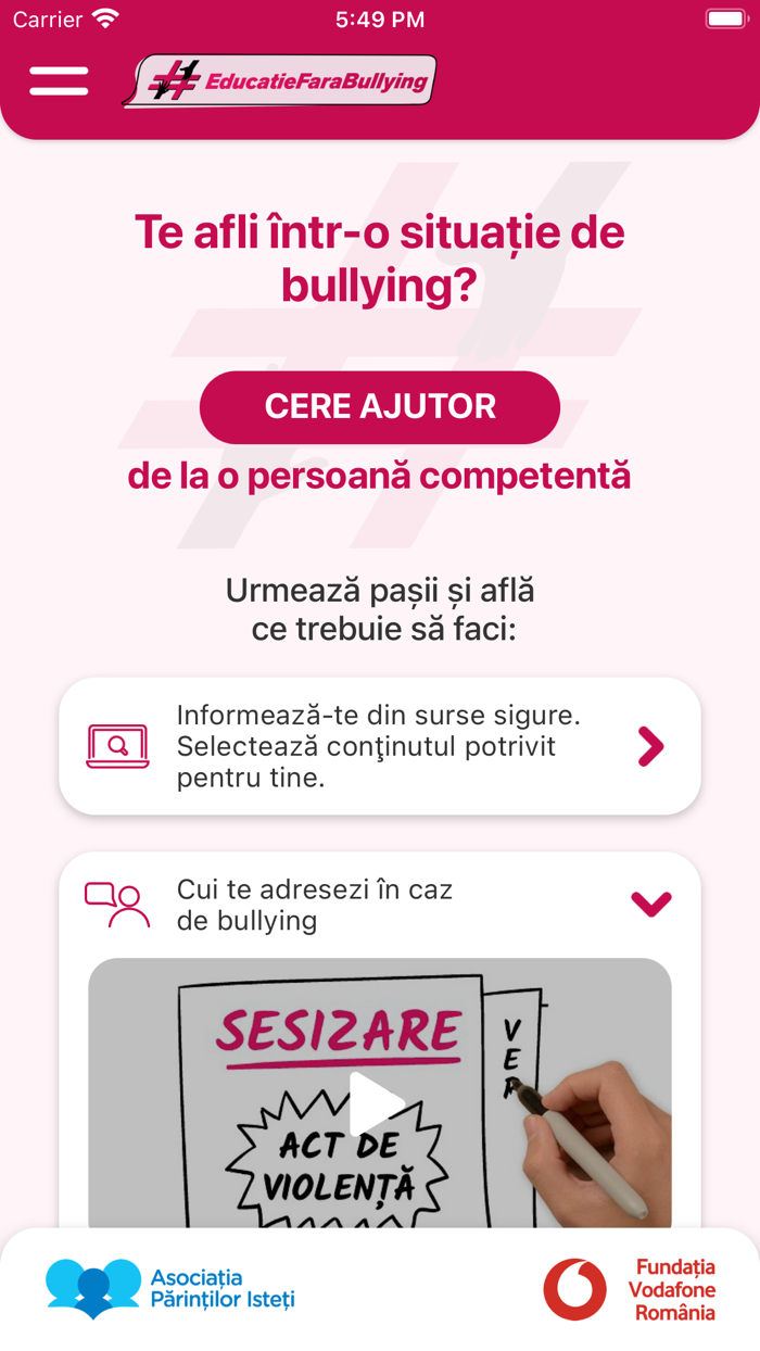 Educație fără bullying