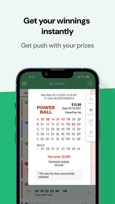 TuLotero Lottery App Screenshot