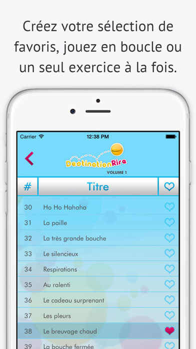 Screenshot #2 pour Rire plus, Exercices de rire