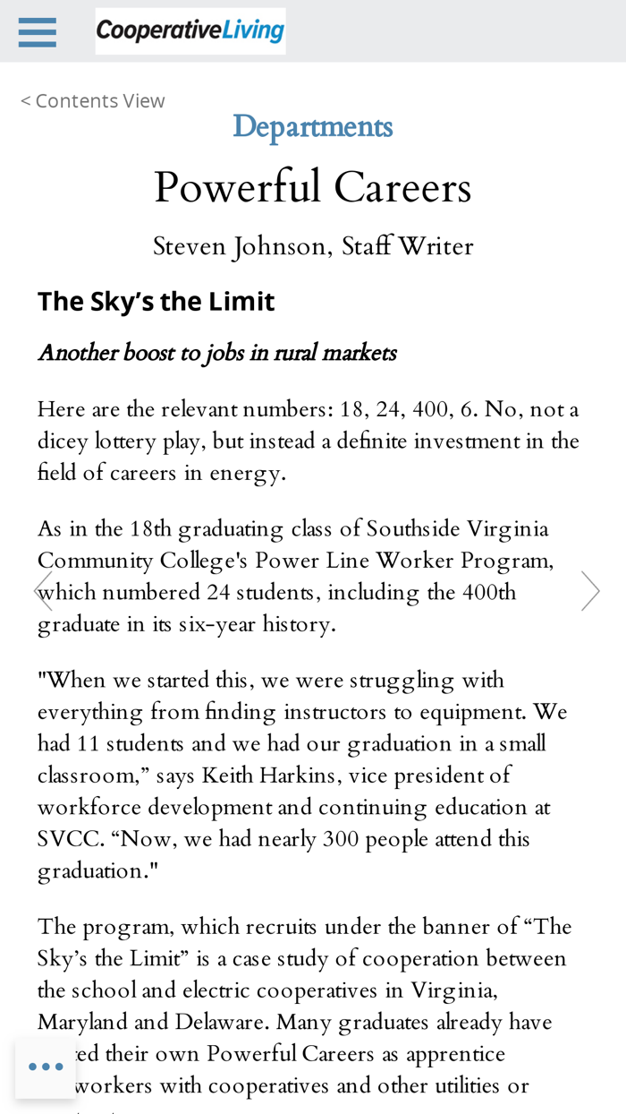 Cooperative Living - NOVEC