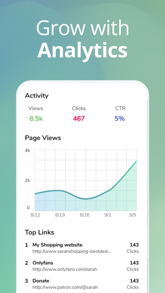 #5. Linkbee: Link in Bio Creator (iOS) โดย: JoyInApps pty ltd
