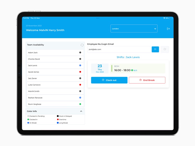 Wenodo Clocking Terminal screenshot-6