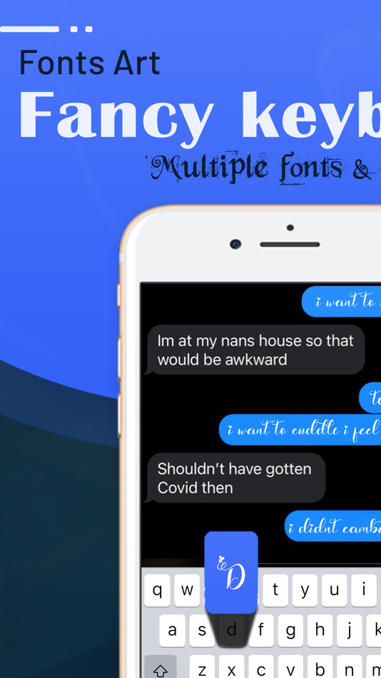 #1. Fancy Fonts - Keyboard Fonts (iOS) 由: Bhavik Savaliya