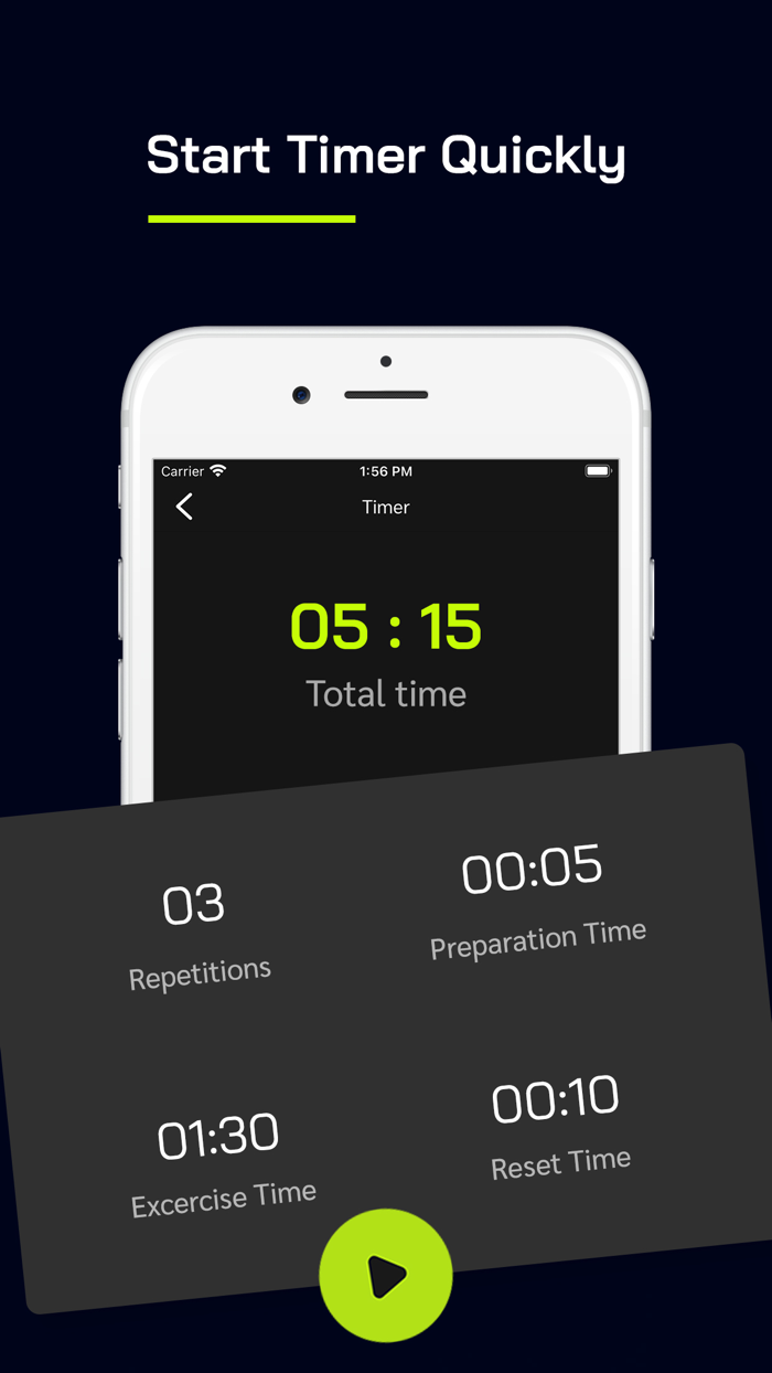 Workout Interval Speak Timer