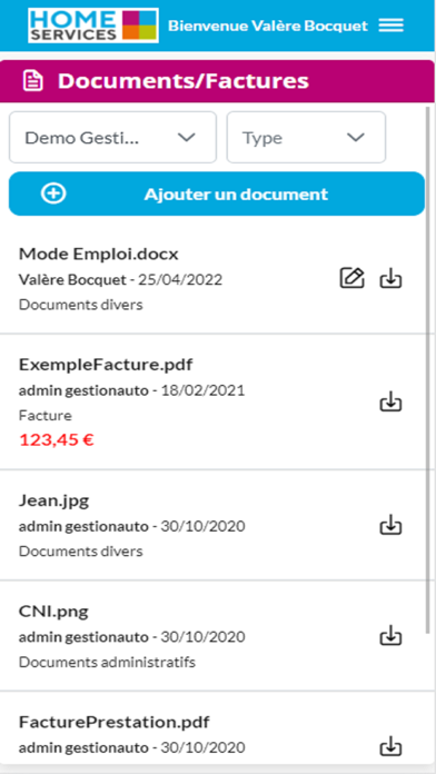 HomeServices Screenshot