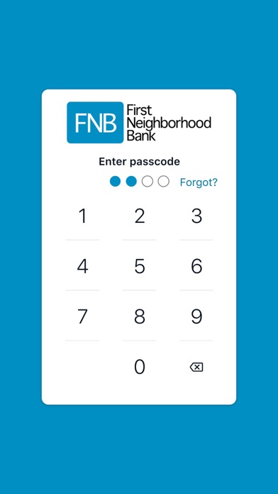 First Neighborhood Bank Screenshot