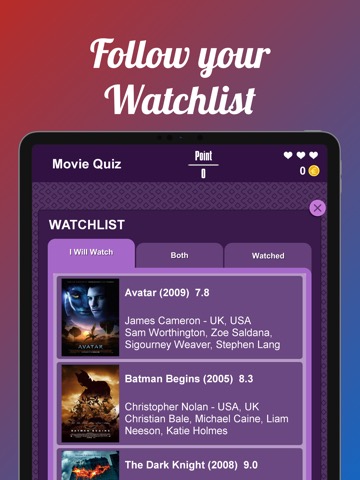 Movie Quiz & Watchlistのおすすめ画像6