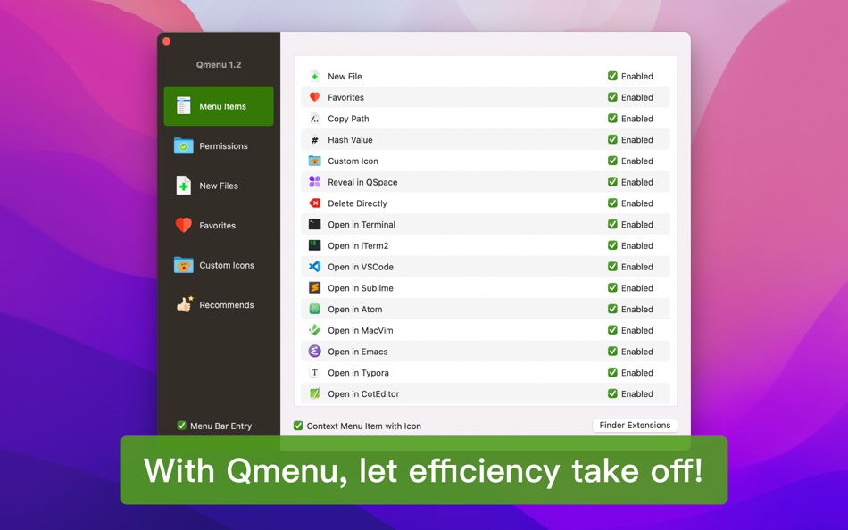 #5. Qmenu (macOS) Ved: 文达 田