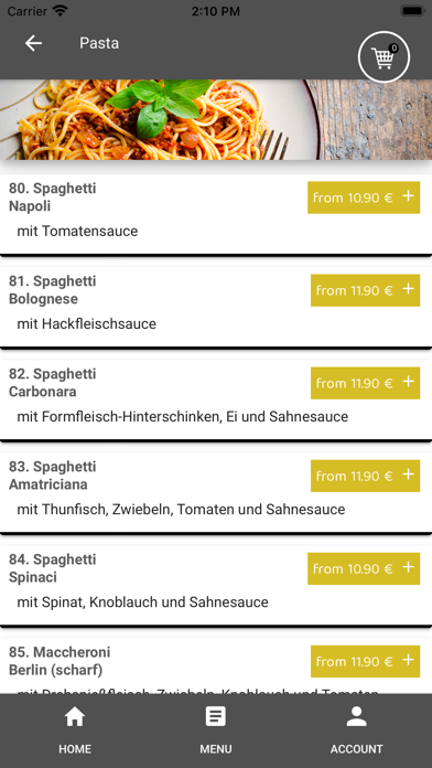 Berlin Grill und Pizzeria Screenshot