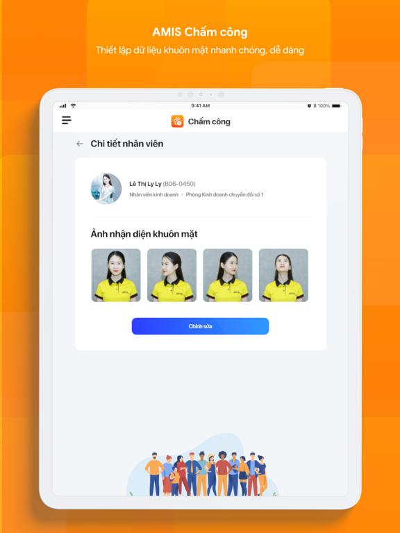 AMIS Chấm công app screenshot 2